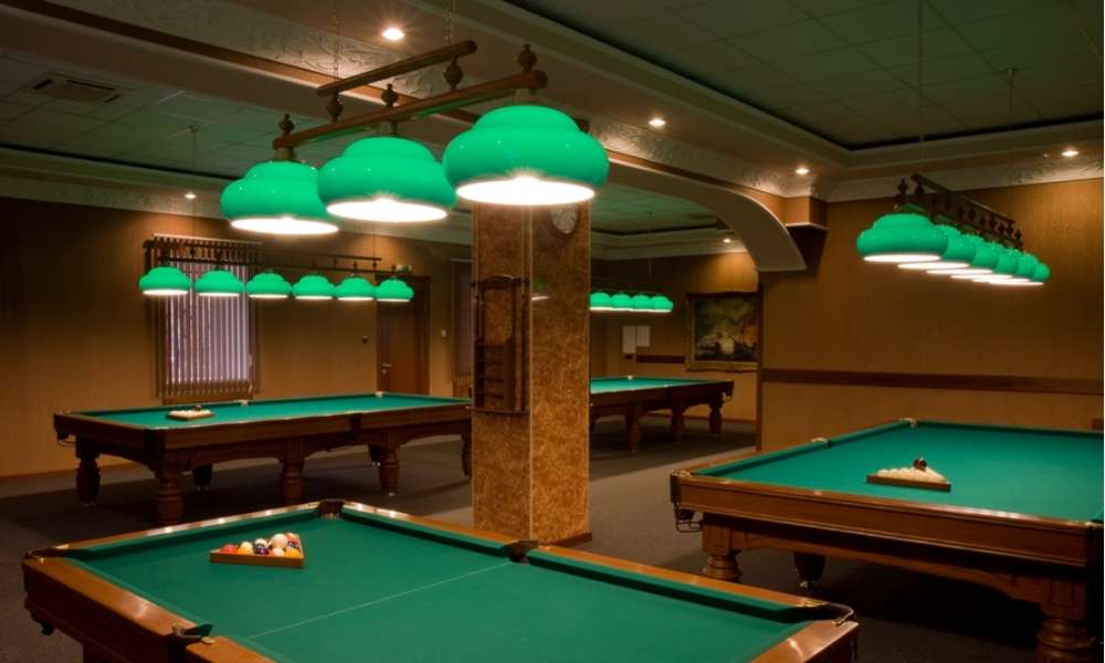 How to Hang Pool Table Light