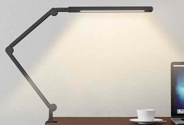 Long Swing Arm Desk Lamp