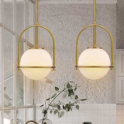 Globe pendant lights