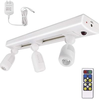 BIGLIGHT LED Plug in Spotlight with Remote Control Kitchen Counter LED Track Light