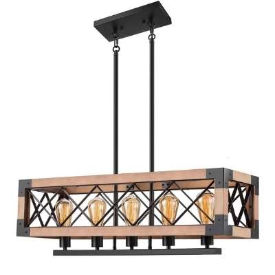 Industrial kitchen island lights
