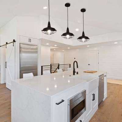 Rustic pendant lights for kitchen island