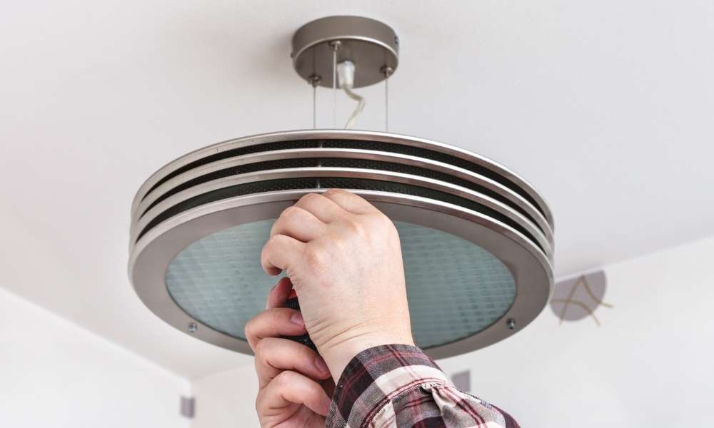How to Change Bulb in Flush Mount Ceiling Light