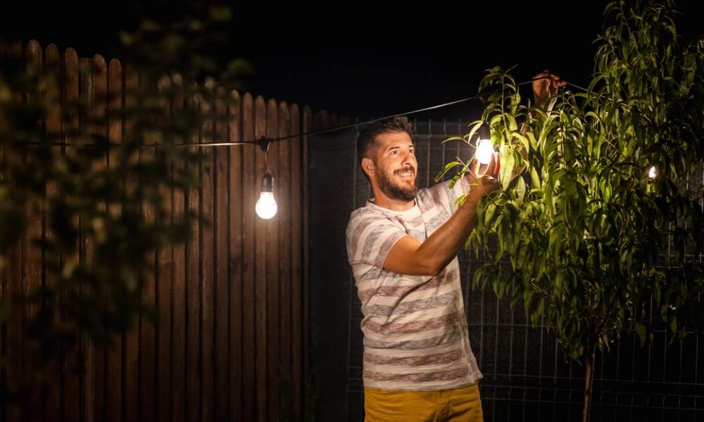 How to Hang Outdoor String Lights
