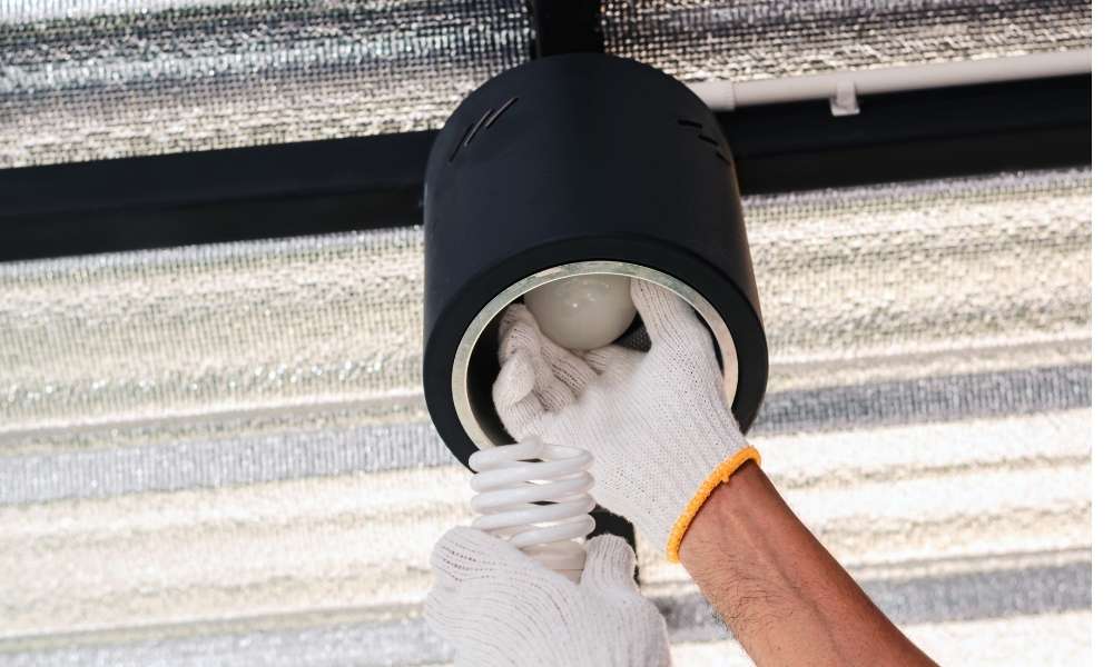 Cut the Dry Wall Fluorescent Lighting in Kitchen
