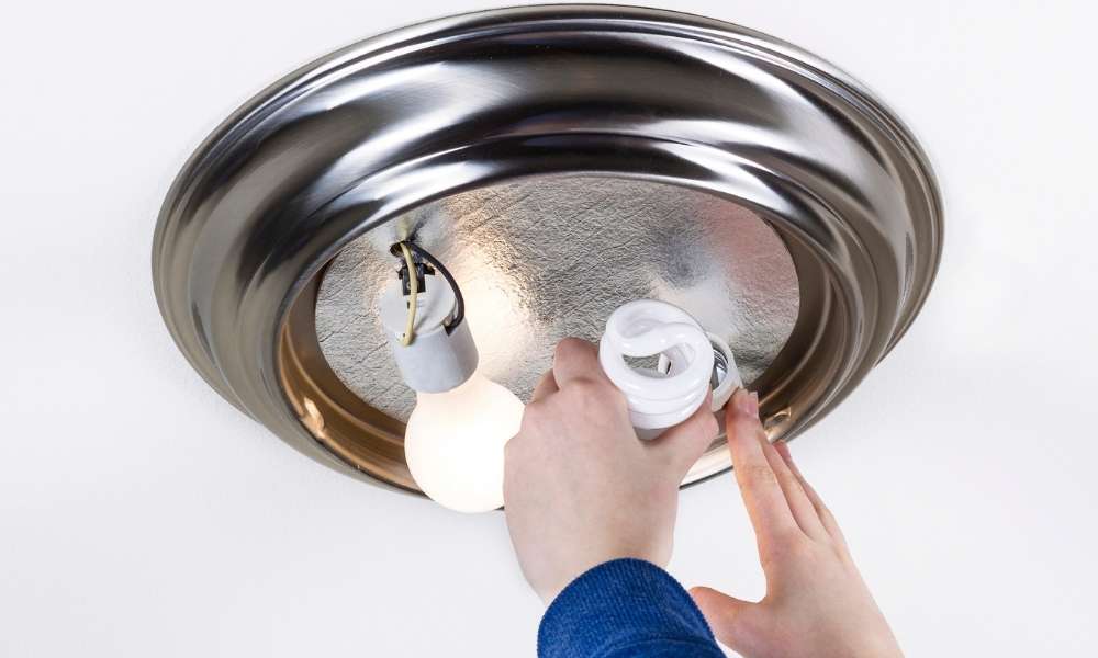 The simplest step is to replace the track lighting head