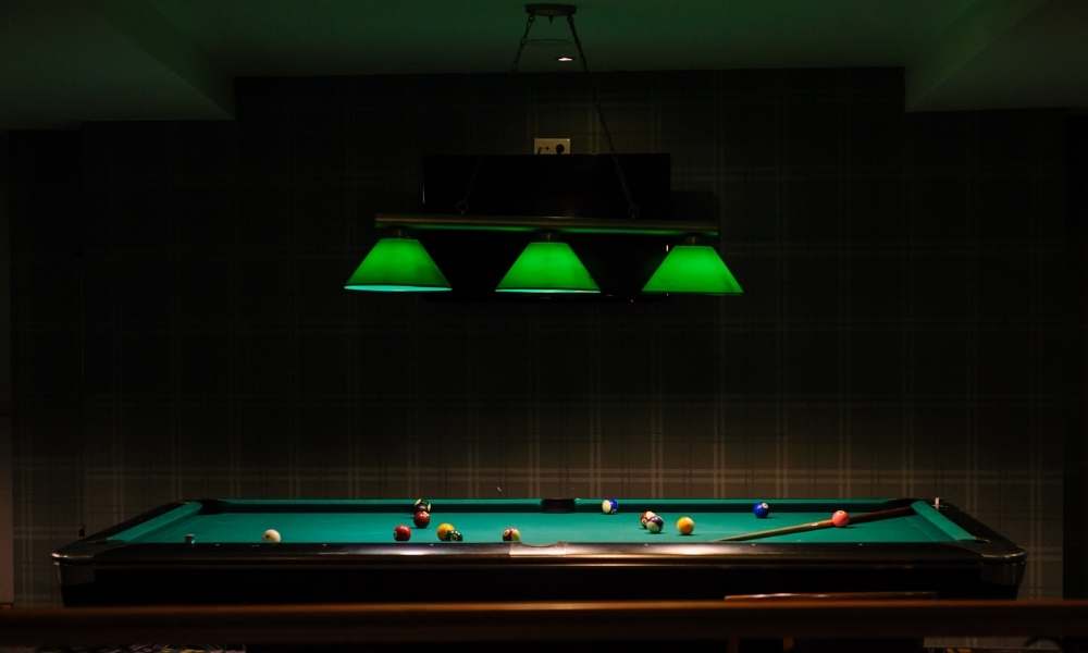 pool table lighting is needed