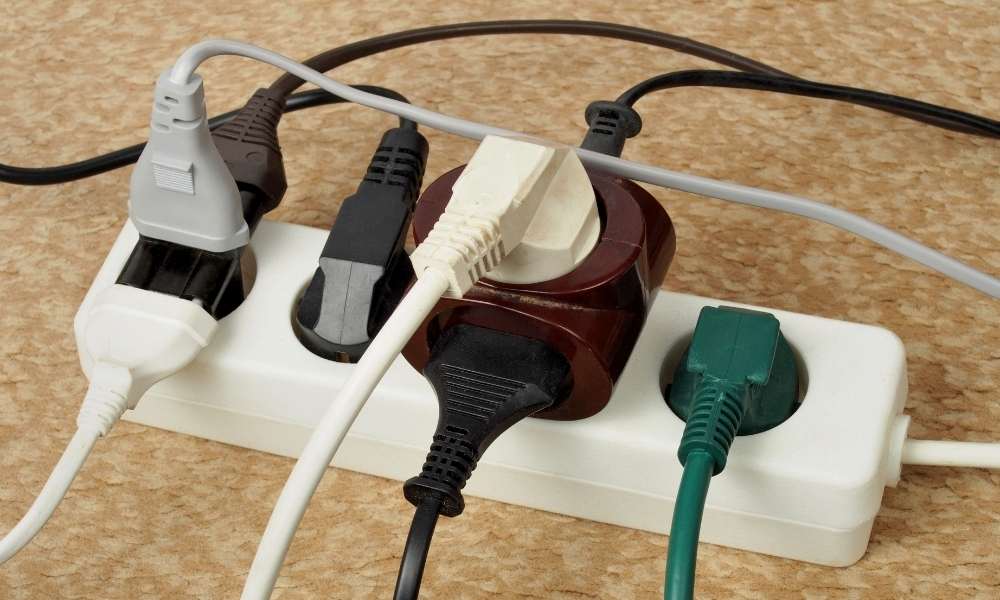 Connect The Extension Cord in build a makeup vanity with lights
