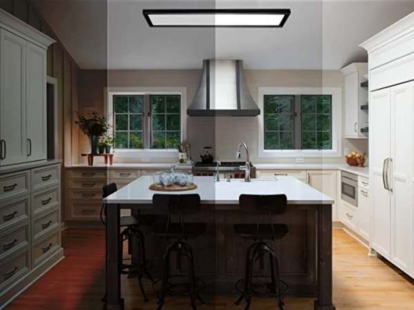 Flush Mount Light Fixture in Low Ceiling Kitchen Lighting Ideas
