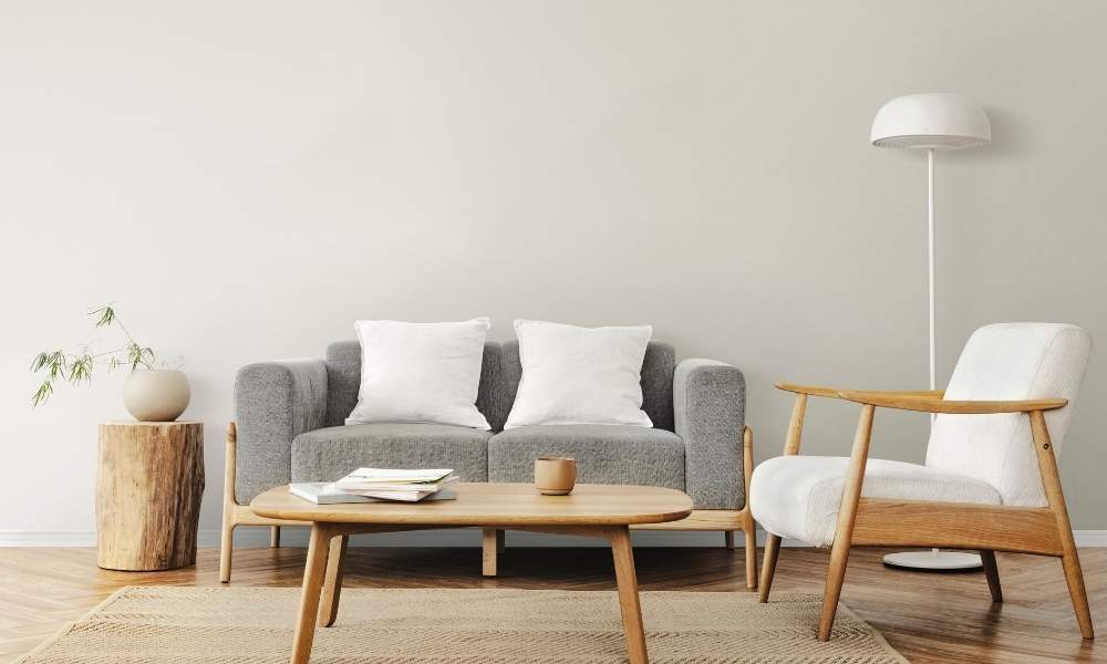 Vintage Living Room Lamp in decorate with floor lamps