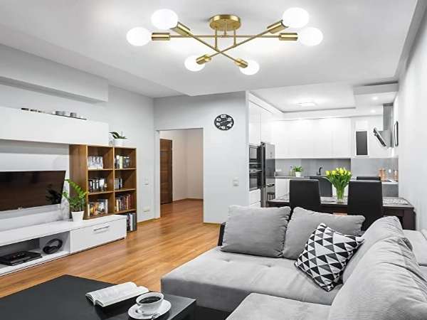 Gold Sem Ceiling Lamp in Living Room Ceiling Lighting Ideas