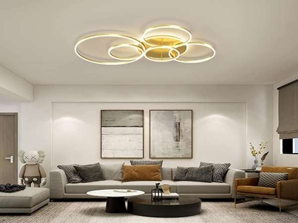 LED Acrylic Ceiling Lamp in Living Room Ceiling Lighting Ideas