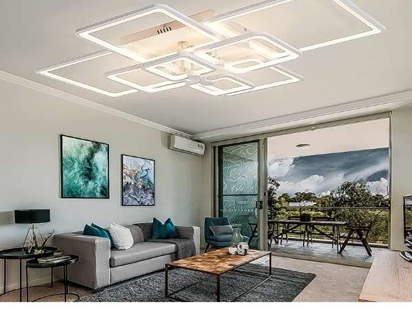 Modern LED Ceiling Light in Living Room Ceiling Lighting Ideas
