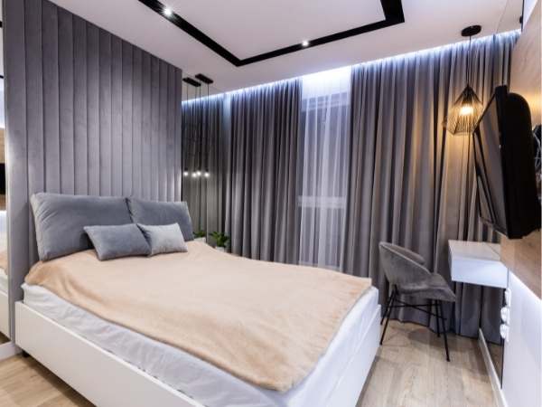 Mood Curtain Lights in Bedroom Mood Lighting Ideas
