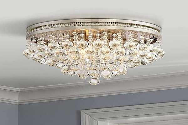 Regina Luxury Close To Ceiling Light in Bedroom Ceiling Light Fixtures Ideas