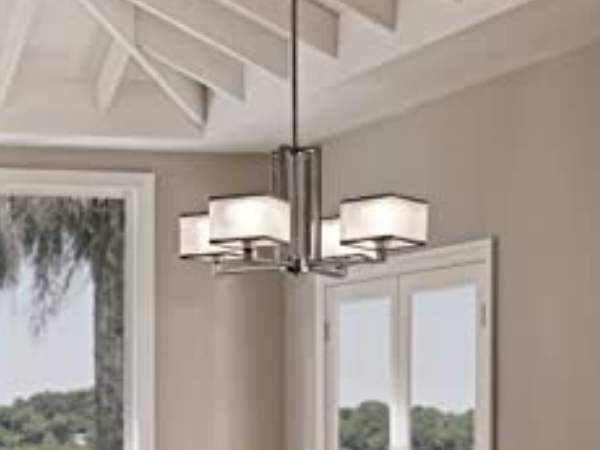 Bedroom Chandelier Brushed Nickel