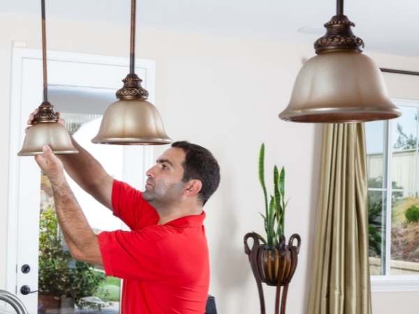 EDISHINE Plug in Pendant Hanging Light