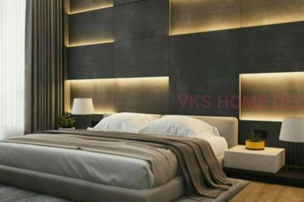 Choose a light that matches the interior design of your room in Bedroom Wall Lights