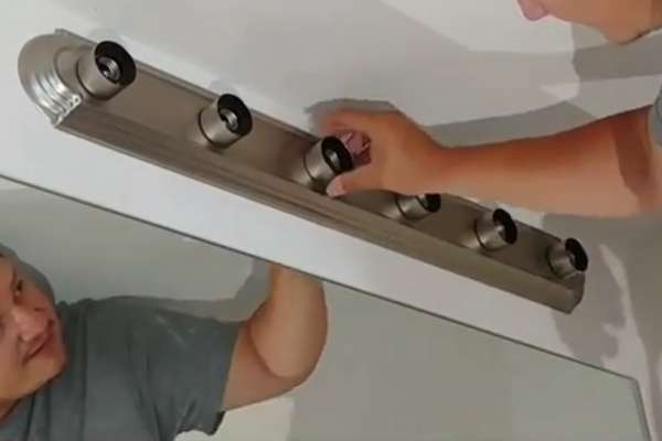 Install the new fixture
