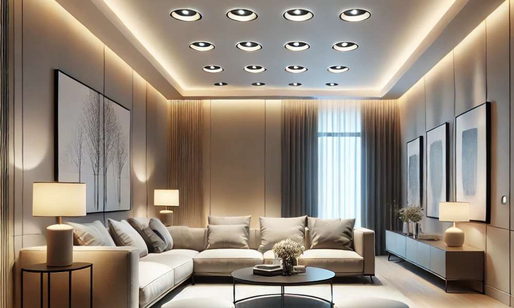 How Far Should Recessed Lights Be From Wall