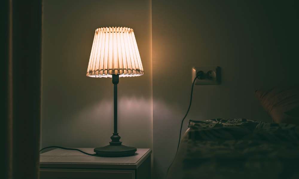 How to Hide Lamp Cords on Table