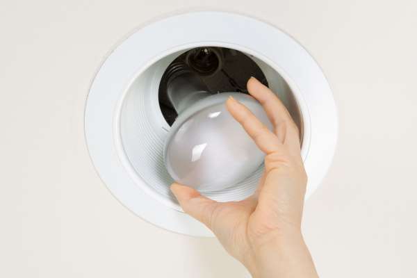 Removing the Old Ceiling Light