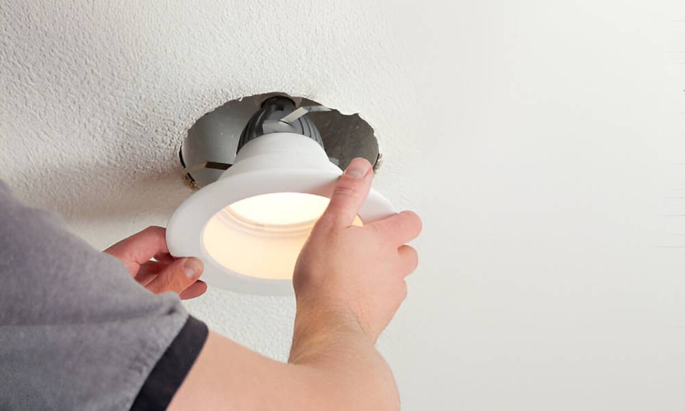 How To Install Recessed Lights With Friction Clips
