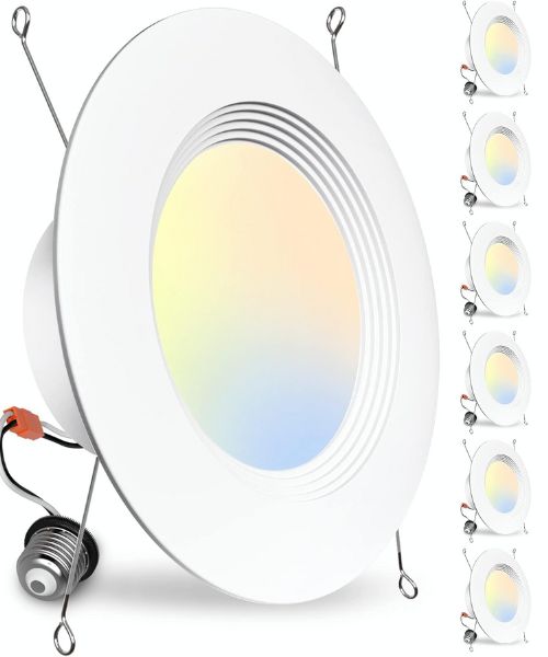 BBOUNDER 12 Pack 5/6 Inch LED Retrofit Recessed Lighting