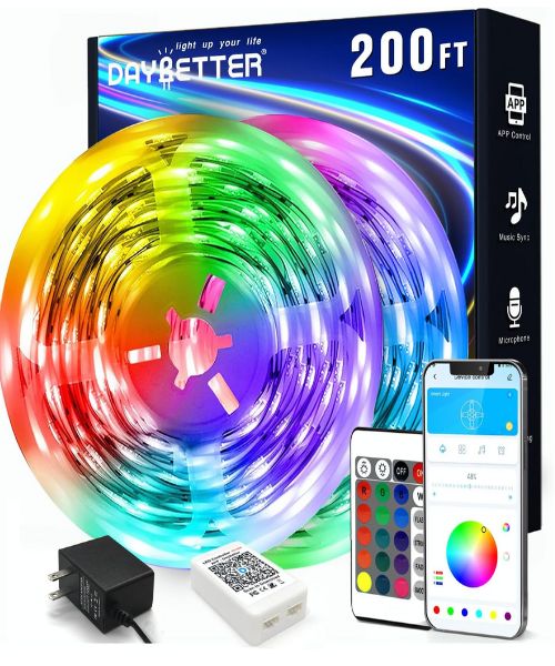 DAYBETTER LED Strip Lights 200 ft 