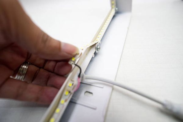 Step 4: Connect the strips the right way