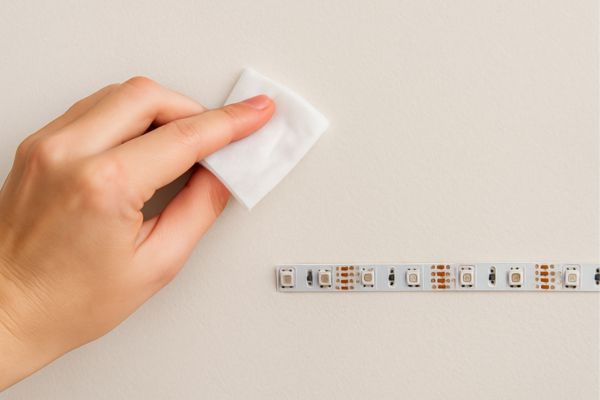 Clean the Surface First to Keep LED Light Strips from Falling Off