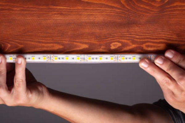 Measure and Cut to Fit to Install LED Light Strips in Room