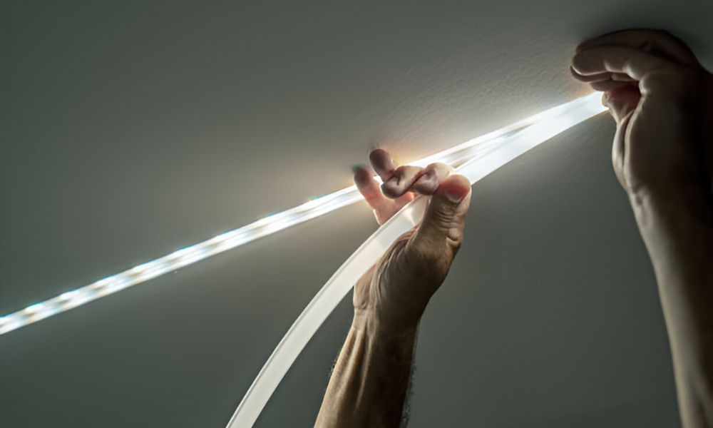 how to keep led light strips from falling off