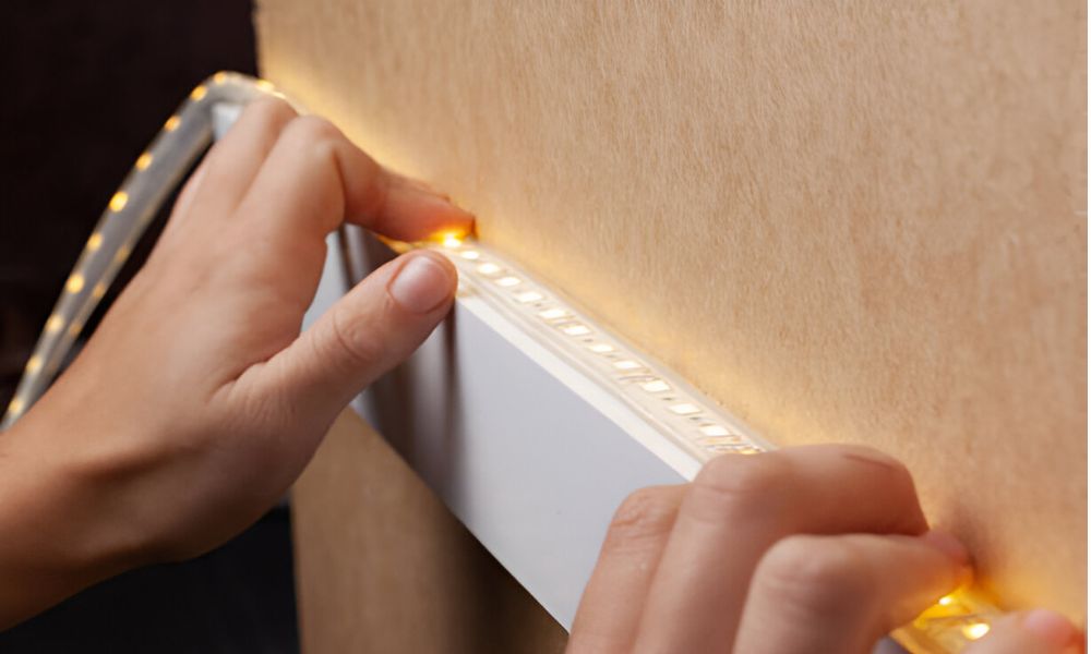 How To Install Led Strip Lights Under Cabinets