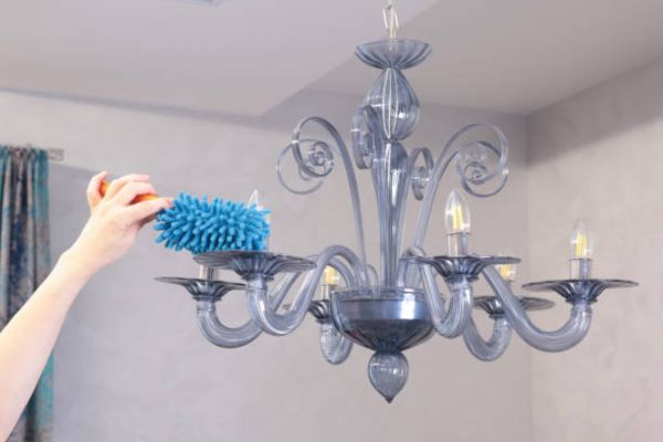 How to Clean a Brass Chandelier Without Taking It Down