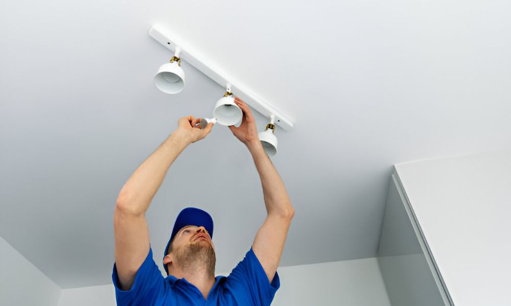How to Install a Ceiling Light Without Existing Wiring