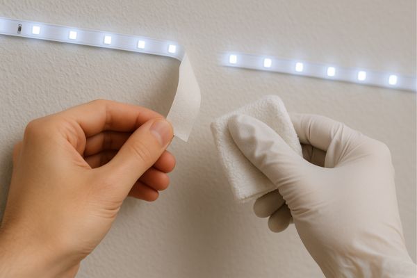 Step 3 – Peel at the Right Angle