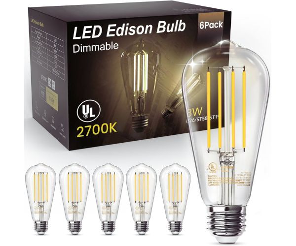 06. TJOY Edison Light Bulbs Review