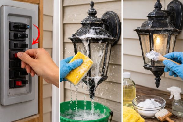 Step-By-Step – How To Clean Oxidized Outdoor Light Fixtures