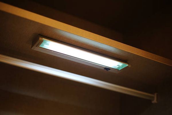 Stick-On LED Lights For Closet Installation