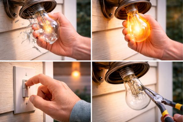 Common Mistakes People Make When Removing a Stuck Light Bulb