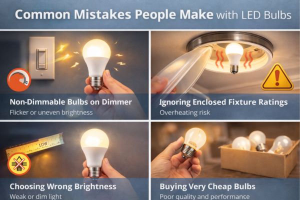 Common Mistakes People Make With LED Bulbs
