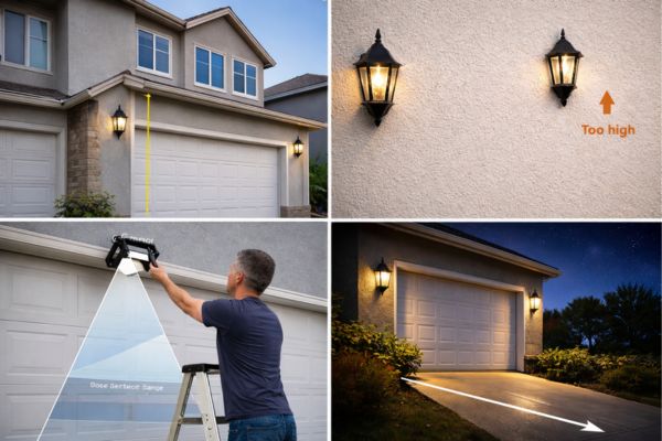Factors That Change Garage Light Mounting Height