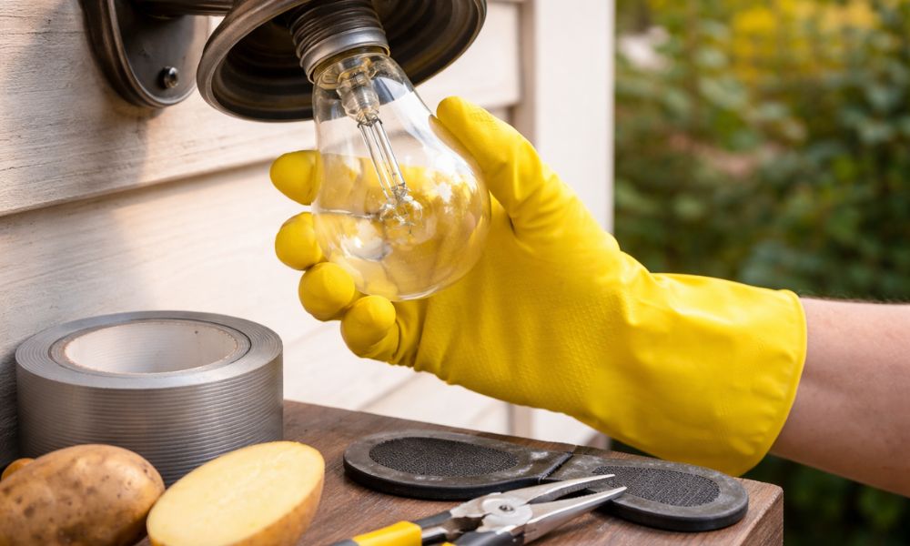 How To Remove A Stuck Light Bulb Without Breaking It