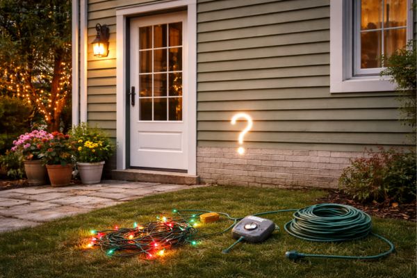Why Many Homes Have No Outdoor Outlet
