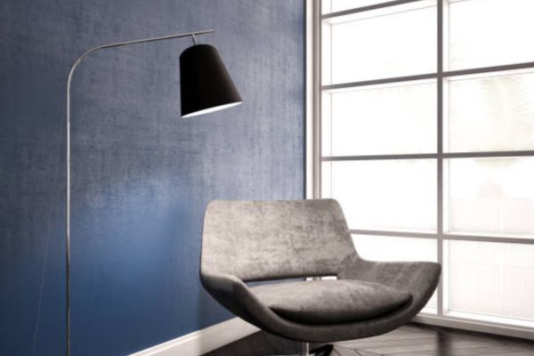 Best Rooms For A Navy Leather Adjustable Floor Lamp