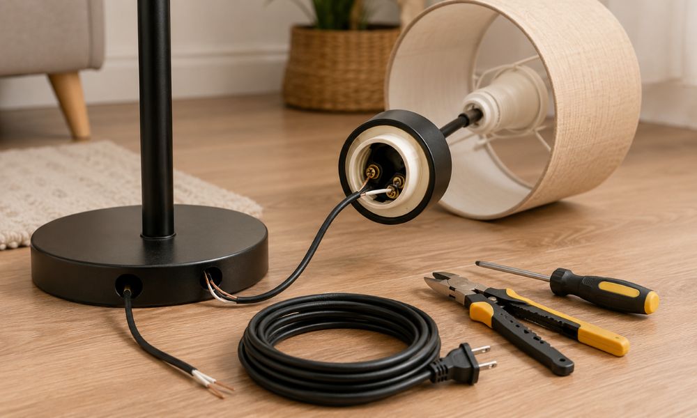 How To Replace A Floor Lamp Cord