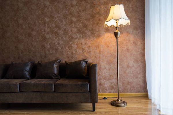 How To Style Vintage Floor Lamps With Marble Base