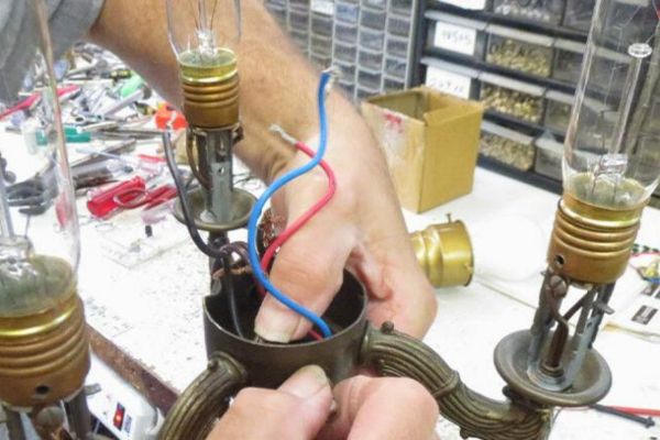 Remove The Old Floor Lamp Cord