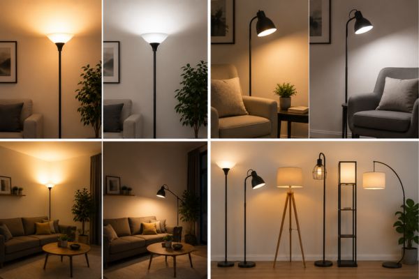 Torchiere Vs Floor Lamp For Living Room